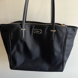Medium Kate Spade Black Nylon Tote